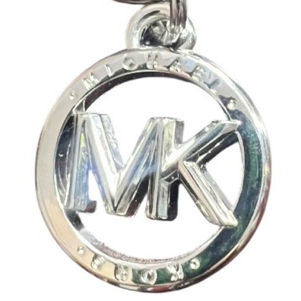 Michael Kors Silver MK Logo Keychain *SOLD* n/a - Picture 2 of 3